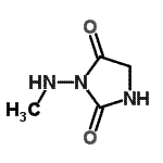 CAS 登录号：220442-66-0， 3-(甲基氨基)-2,4-咪唑烷二酮