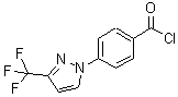 CAS 登录号：220461-85-8， 4-[3-(三氟甲基)-1H-吡唑-1-基]苯甲酰氯