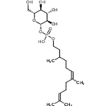 CAS#: 220496-27-5, 1-O-(Hydroxy{[(6Z)-3,7,11-Trimethyl-6,10-Dodecadien-1-Yl]Oxy}Phosphoryl)-beta-D-Glucopyranose