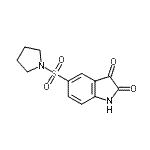 CAS 登录号：220510-17-8， 5-(1-吡咯烷基磺酰基)-1H-吲哚-2,3-二酮