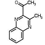 CAS 登录号：22059-64-9， 1-(3-甲基-2-喹喔啉基)乙酮