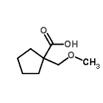 CAS#: 220876-16-4, 1-(Methoxymethyl)Cyclopentanecarboxylic Acid