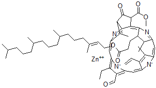 CAS 登录号：22088-19-3， 锌-脱镁叶绿素 B