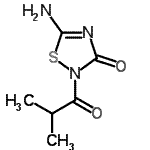 CAS 登录号：220967-00-0， 5-氨基-2-异丁酰基-1,2,4-噻二唑-3(2H)-酮