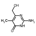 CAS 登录号：221177-95-3， 2-氨基-6-(羟基甲基)-5-甲基-4(1H)-嘧啶酮