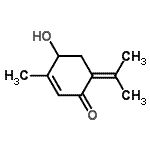 CAS 登录号：221246-28-2， 4-羟基-6-异亚丙基-3-甲基-2-环己烯-1-酮