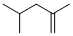 CAS 登录号：2213-32-3， 2,4-二甲基戊-1-烯