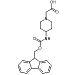 CAS#: 221352-82-5, (4-{[(9H-Fluoren-9-Ylmethoxy)Carbonyl]Amino}-1-Piperidinyl)Acetic Acid