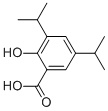 CAS 登录号：2215-21-6， 2-羟基-3,5-二(丙-2-基)苯甲酸