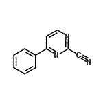 CAS#: 22220-27-5, 4-Phenyl-2-Pyrimidinecarbonitrile