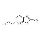 CAS#: 22240-45-5, 6-(2-Chloroethyl)-2-Methyl-1,3-Benzothiazole