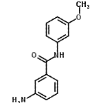 CAS 登录号：22240-96-6， 3-氨基-N-(3-甲氧基苯基)苯甲酰胺