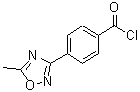CAS 登录号：222541-76-6， 4-(5-甲基-1,2,4-恶二唑-3-基)苯甲酰氯