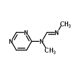 CAS 登录号：222550-16-5， N,N'-二甲基-N-4-嘧啶基亚氨代甲酰胺