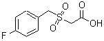 CAS 登录号：222639-41-0， [(4-氟苄基)磺酰基]乙酸