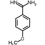 CAS 登录号：22265-37-8， 4-甲氧基苯甲脒