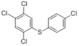 CAS 登录号：2227-13-6， 1,2,4-三氯-5-[(4-氯苯基)硫代]-苯