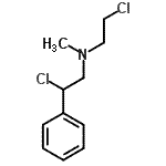 CAS 登录号：22270-22-0， 2-氯-N-(2-氯乙基)-N-甲基-2-苯基乙胺
