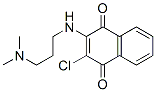 CAS 登录号：22272-09-9， 2-氯-3-[[3-(二甲基氨基)丙基]氨基]-1,4-萘醌