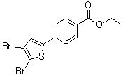 CAS 登录号：222840-93-9， 4-(4,5-二溴-2-噻吩基)苯甲酸乙酯
