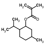 CAS 登录号：2231-91-6， 2-异丙基-5-甲基环己基甲基丙烯酸酯