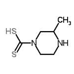 CAS#: 22316-97-8, 3-Methyl-1-Piperazinecarbodithioic Acid