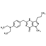 CAS#: 223430-04-4, 5-[4-(Diethylamino)Benzyl]-1-Methyl-3-Propyl-1,4-Dihydro-7H-Pyrazolo[4,3-d]Pyrimidin-7-One