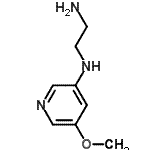 CAS 登录号：223799-27-7， N-(5-甲氧基-3-吡啶基)-1,2-乙二胺