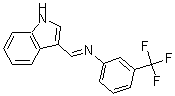 CAS 登录号：22394-37-2， 3-[N-(alpha,alpha,alpha-三氟-M-甲苯基)亚氨代甲基]-1H-吲哚