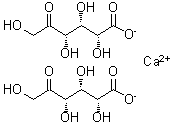 CAS 登录号：22430-53-1， 二(D-木糖基-己-5-酮糖酸)钙