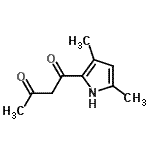 CAS 登录号：22511-75-7， 1-(3,5-二甲基-1H-吡咯-2-基)-1,3-丁烷二酮