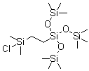CAS 登录号：225794-57-0， 3-{2-[氯(二甲基)硅烷基]乙基}-1,1,1,5,5,5-六甲基-3-[(三甲基硅烷基)氧基]三硅氧烷