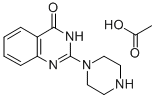 CAS 登录号：22587-29-7， 2-哌嗪基-3H-喹唑啉-4-酮单乙酸盐