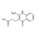 CAS#: 22609-25-2, 3-(2-Methyl-4-Oxo-1,4-Dihydro-3-Quinolinyl)Propanoic Acid