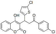 CAS#: 22619-37-0, 3-[3-(4-Chlorophenyl)-1-(5-Chloro-2-Thienyl)-3-Oxopropyl]-4-Hydroxy-2-Benzopyrone