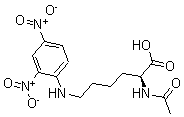 CAS 登录号：22619-87-0， N(2)-乙酰基-N(6)-(2,4-二硝基苯基)赖氨酸