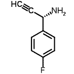 CAS 登录号：226699-03-2， (1S)-1-(4-氟苯基)-2-丙炔-1-胺
