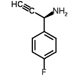 CAS 登录号：226699-16-7， (1R)-1-(4-氟苯基)-2-丙炔-1-胺