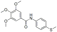 CAS#: 22708-26-5, N-[4-(Methylthio)Phenyl]-3,4,5-Trimethoxybenzamide