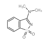CAS#: 22716-43-4, N,N-Dimethyl-1,2-Benzisothiazol-3-amine 1,1-dioxide