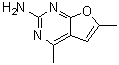 CAS 登录号：22727-43-1， 4,6-二甲基呋喃并[2,3-d]嘧啶-2-胺