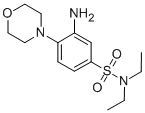 CAS 登录号：22745-68-2， 3-氨基-N,N-二乙基-4-(4-吗啉基)-苯磺酰胺