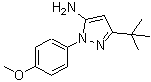 CAS 登录号：227623-26-9， 1-(4-甲氧基苯基)-3-(2-甲基-2-丙基)-1H-吡唑-5-胺