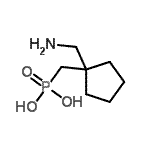 CAS#: 227626-14-4, {[1-(Aminomethyl)Cyclopentyl]Methyl}Phosphonic Acid