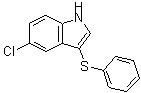 CAS 登录号：227803-35-2， 5-氯-3-(苯基硫基)-1H-吲哚