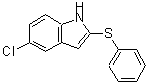 CAS 登录号：227803-36-3， 5-氯-2-(苯基硫基)-1H-吲哚