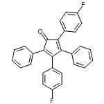 CAS 登录号：22818-67-3， 2,4-二(4-氟苯基)-3,5-二苯基-2,4-环戊二烯-1-酮