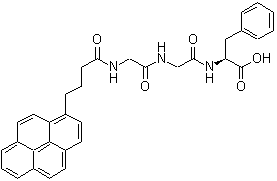 CAS 登录号：228414-53-7， N-[4-(1-芘基)丁酰基]甘氨酰甘氨酰苯丙氨酸