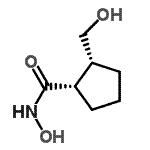 CAS 登录号：228422-19-3， (1S,2R)-N-羟基-2-(羟基甲基)环戊烷甲酰胺