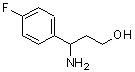 CAS 登录号：228422-47-7， 3-氨基-3-(4-氟苯基)-1-丙醇